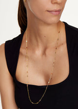 18kt Gold PSTM Myanmar Mixed Spinel Necklace