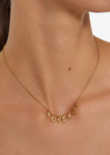 18kt Gold Helios Diamond Fringe Necklace