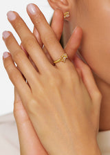 18kt Gold Theia Small Cluster Ring