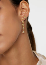 18kt Gold Helios Diamonds Five Drop Earrings