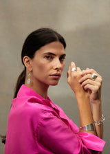 Sterling Silver PSTM Afghanistan Kushan Chain Bracelet