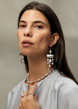 Sterling Silver PSTM Afghanistan Kushan Juman Earrings