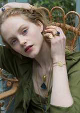 18kt Gold Tree of Life Wire Ring