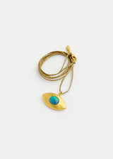 22kt Gold Opal Eye Pendant Product Image 2
