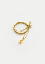 18kt Gold Bethlehem Olive Pendant on Cord product image 2