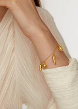 18kt Gold PSTM Myanmar Earths Cornucopia Bracelet