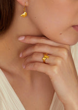 22kt Gold Doves of Peace Ring