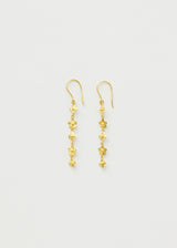 18kt Gold Posy Drop Earrings