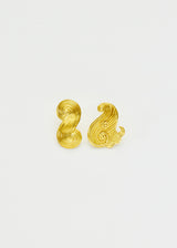 18kt Gold PSTM Myanmar Poseidon's Waves Studs