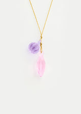 Azaz Pink & Purple Seed & Fig Cluster on Cord Product Image 1