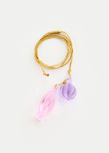 Azaz Pink & Purple Seed & Fig Cluster on Cord Product Image 2