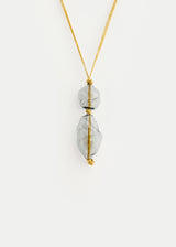 Azaz Grey Glass Twist Bubble Cluster on Cord Product Image 1