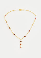 18kt Gold PSTM Afghanistan Spinel Necklace