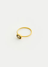 18kt Gold The Middle Path Dark Grey Spinel Cup Ring