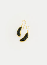 18kt Gold Black Onyx Single Drop Earrings