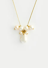 18kt Gold Pearl Cluster on Cord