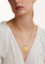 22kt Gold This Too Shall Pass Pendant on Cord