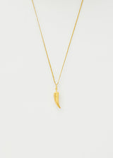 18kt Gold PSTM Myanmar Earths Cornucopia Small Chilli Pendant