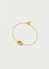 18kt Gold Baby Navaratna Bracelet