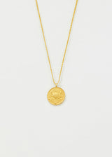 18kt Gold Cancer Horoscope Pendant on Cord