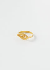 18kt Colombian Gold Filigree Eye Ring