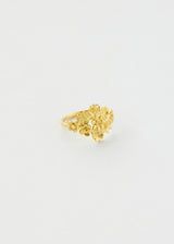 18kt Gold Flower Cluster Ring