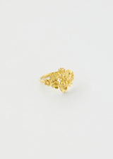 18kt Gold Flower Cluster Ring