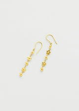 18kt Gold Posy Drop Earrings