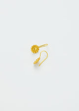 18kt Gold Sunflower Earrings