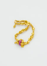 18kt Gold Garden of Eden Rough Ruby Bracelet