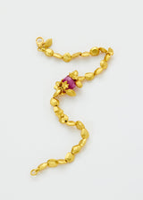 18kt Gold Garden of Eden Rough Ruby Bracelet