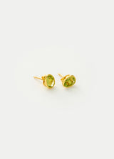 18kt Gold Hanabi Peridot Classic Studs