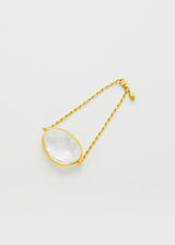 18kt Gold Krustallos Large Single Stone Bracelet