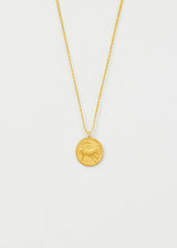 18kt Gold Leo Horoscope Pendant on Cord
