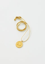 18kt Gold Leo Horoscope Pendant on Cord