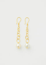 18kt Gold PSTM Myanmar Moonlight Link Earrings