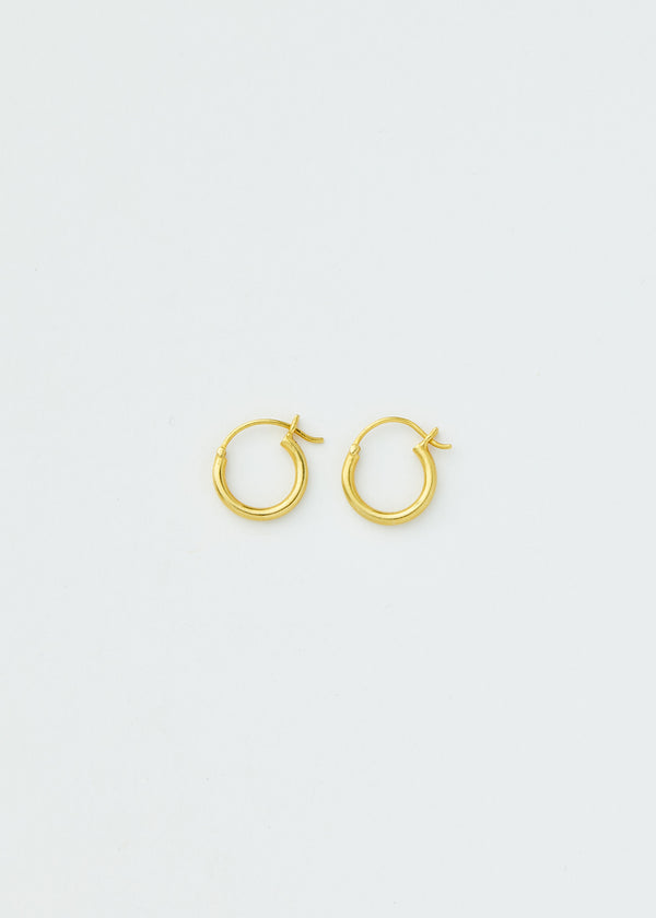 18kt Gold Small Hoops