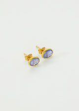 18kt Gold Tanzanite Classic Studs