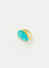18kt Gold Turquoise Greek Ring Product image 2