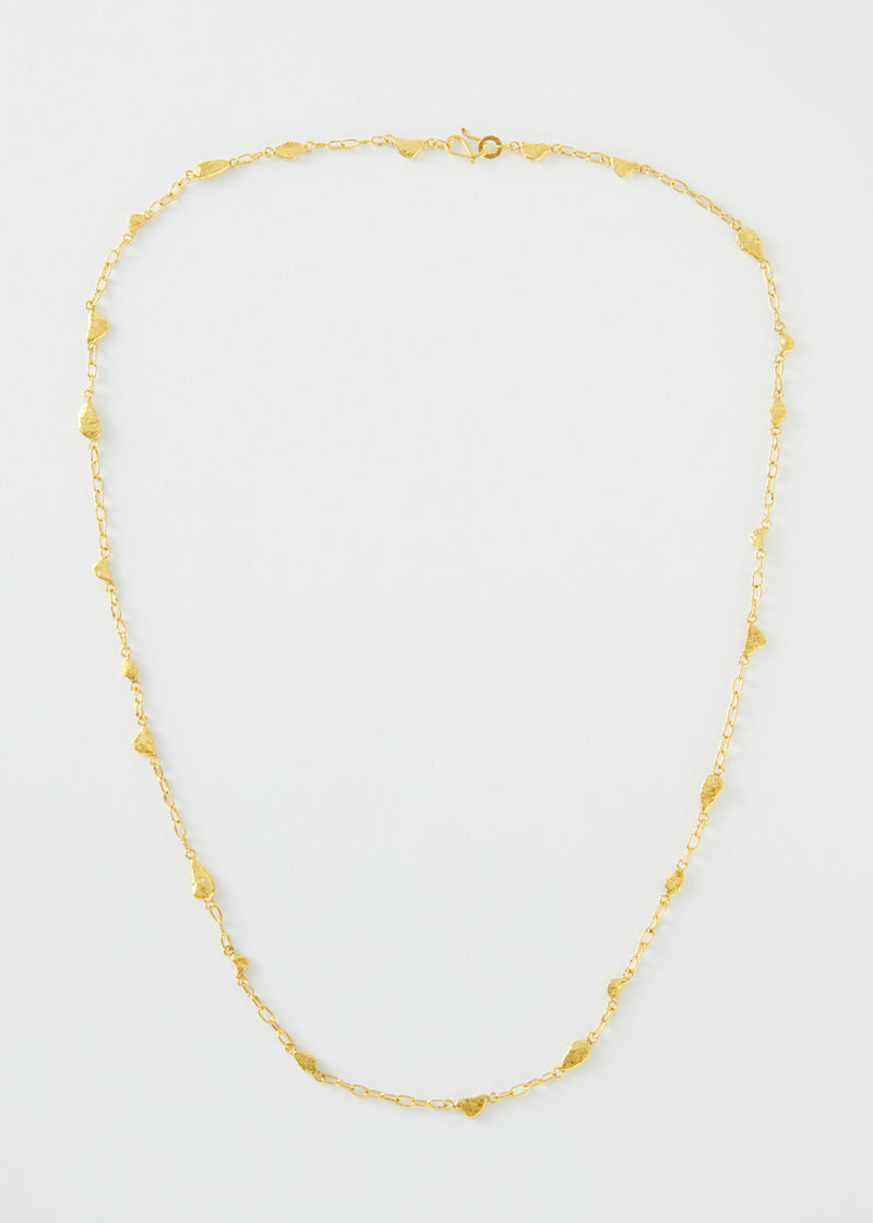 18kt Gold Vermeil PSTM Afghanistan Fatima Long Chain Necklace