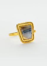 18kt Gold Vermeil PSTM Afghanistan Agate Monisa Cuff