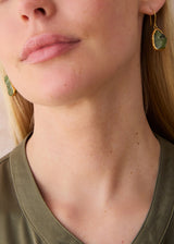 18kt Gold Vermeil PSTM Afghanistan Green Tourmaline Masoma Earrings