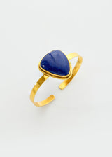 18kt Gold Vermeil PSTM Afghanistan Lapis Mahwash Cuff
