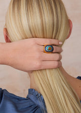 18kt Gold Vermeil PSTM Afghanistan Marina Ring