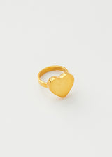 18kt Gold Vermeil PSTM Afghanistan Naween Heart Ring