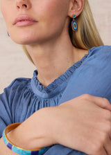 18kt Gold Vermeil PSTM Afghanistan Selina Double Drop Studs