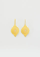 18kt Gold Vermeil PSTM Jordan Sahlan Elongated Hook Earrings