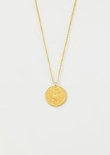 18kt Gold Virgo Horoscope Pendant on Cord