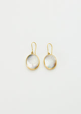 18kt Gold Artemis Mother of Pearl & Crystal Earrings