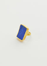 18kt Gold Nila Lapis Greek Ring